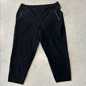 Athleta Trekkie North Crop Jogger Pants Performance Black Womens Plus Size 18